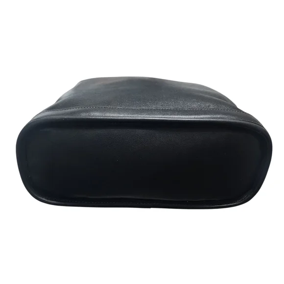 Vintage 90's Coach Legacy Bleeker Black Glovetanned Leather Tote Shoulder Bag